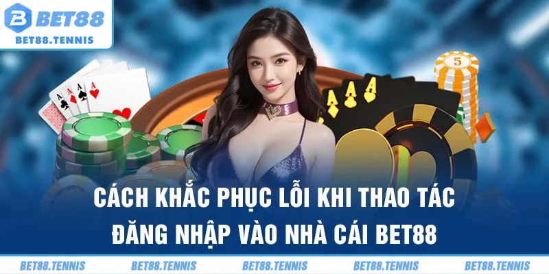 Cách khắc phục lỗi khi thao tác đăng nhập vào nhà cái BET88
